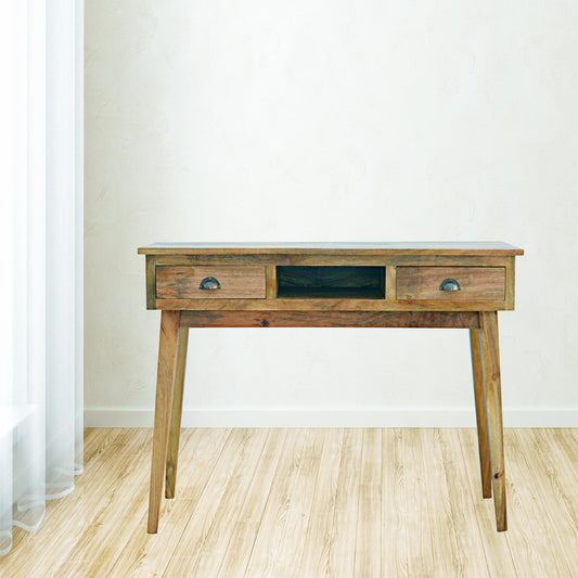 2 Drawer Shell Writing Desk by Artisan Furniture