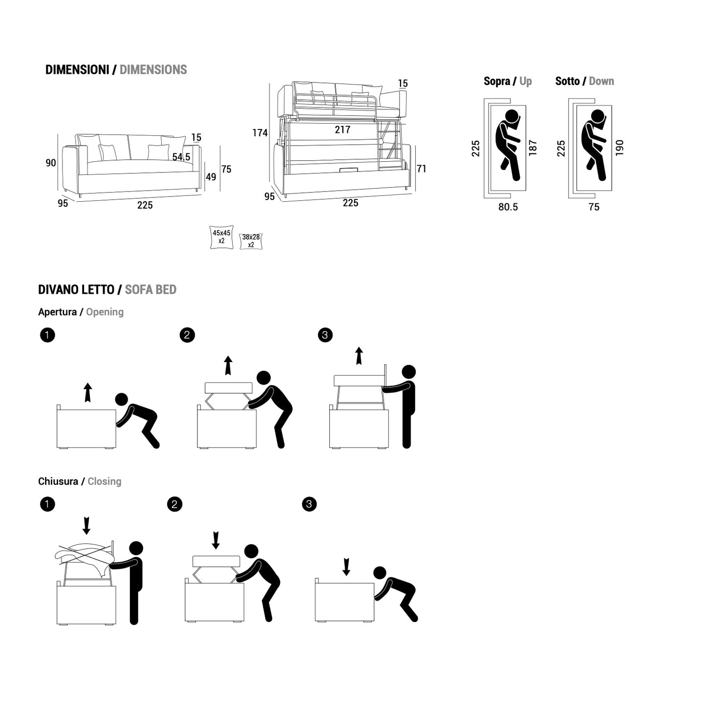 Ares Luxury Sofa Bed by Domingo Salotti