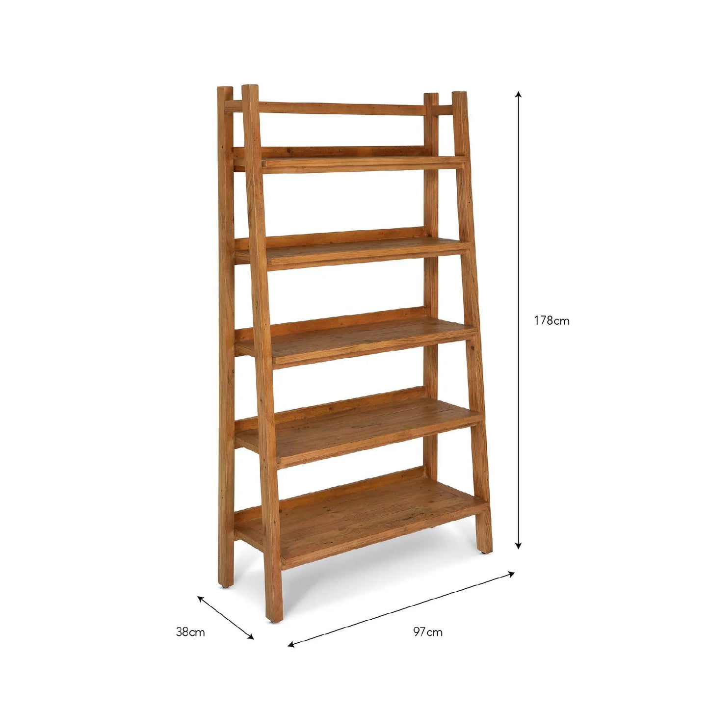 Ashwell Natural Wooden Shelving Unit