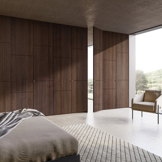 Emotion Up Wardrobe with Boiserie Hinged Doors