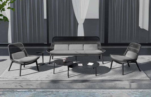 Como Aluminium Sofa Set