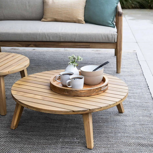 Durley Natural Round Coffee Table