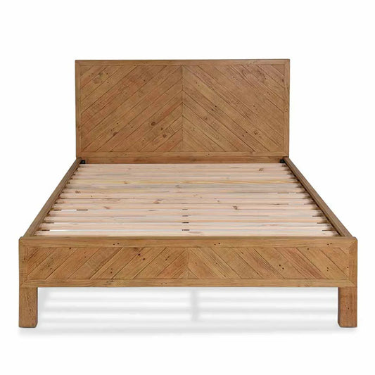 Fawley King-Size Wooden Chevron Bed