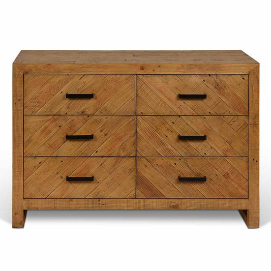 Fawley Eye-Catching Chevron Chest of Drawers