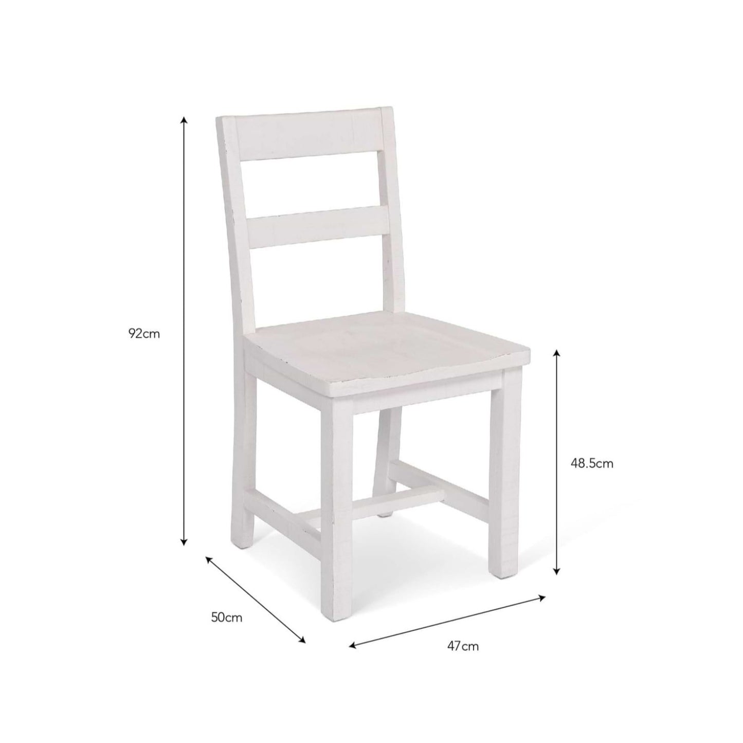 Set of 2 Ashwell Wooden Dining Chairs