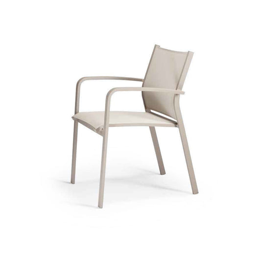 GS 936 Outdoor Dining Armchair – Aluminium & Textilene Garden Chair