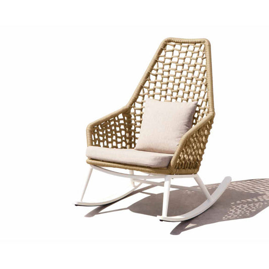 Kos Rocking Armchair – Luxury Outdoor Rope Rocker Chair