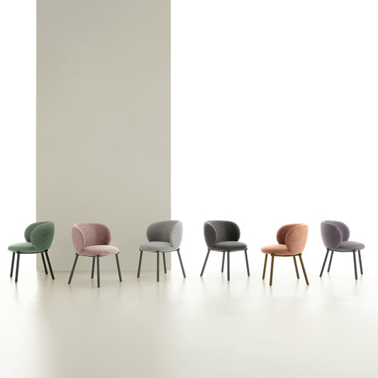 Kyoto Metal and Fabric Chairs