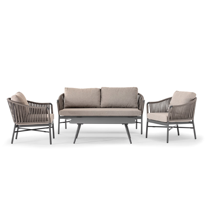 Monaco Stackable Aluminium Sofa Set