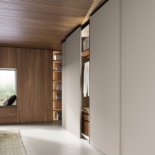Emotion Up Wardrobe with Nodo Sliding Doors