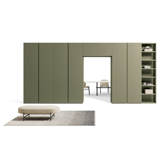 Emotion Up Tecno Hinged Door Wardrobe