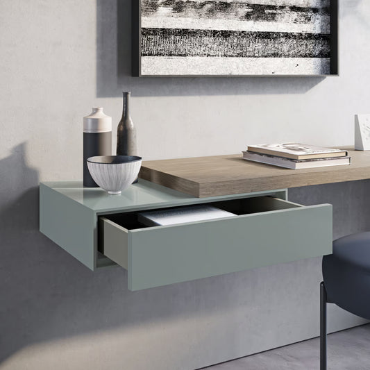 Modula Composition ST2 Wall-Mounted Desk with Drawer