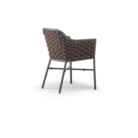 Panama Rope Armchair – Elegant Outdoor Chair with Aluminium Frame & Cushion