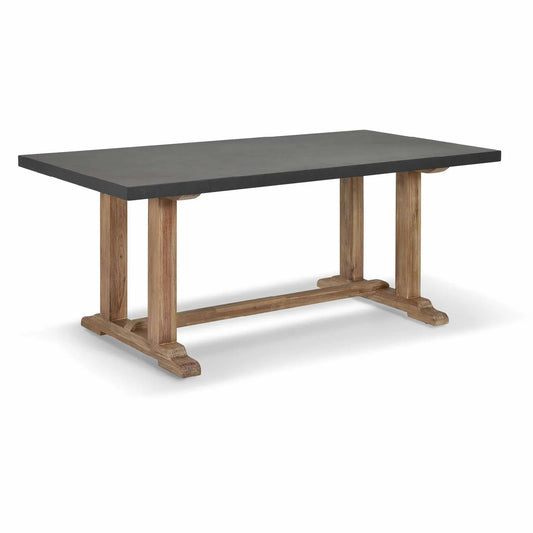Small Burcot Slate Grey Dining Table