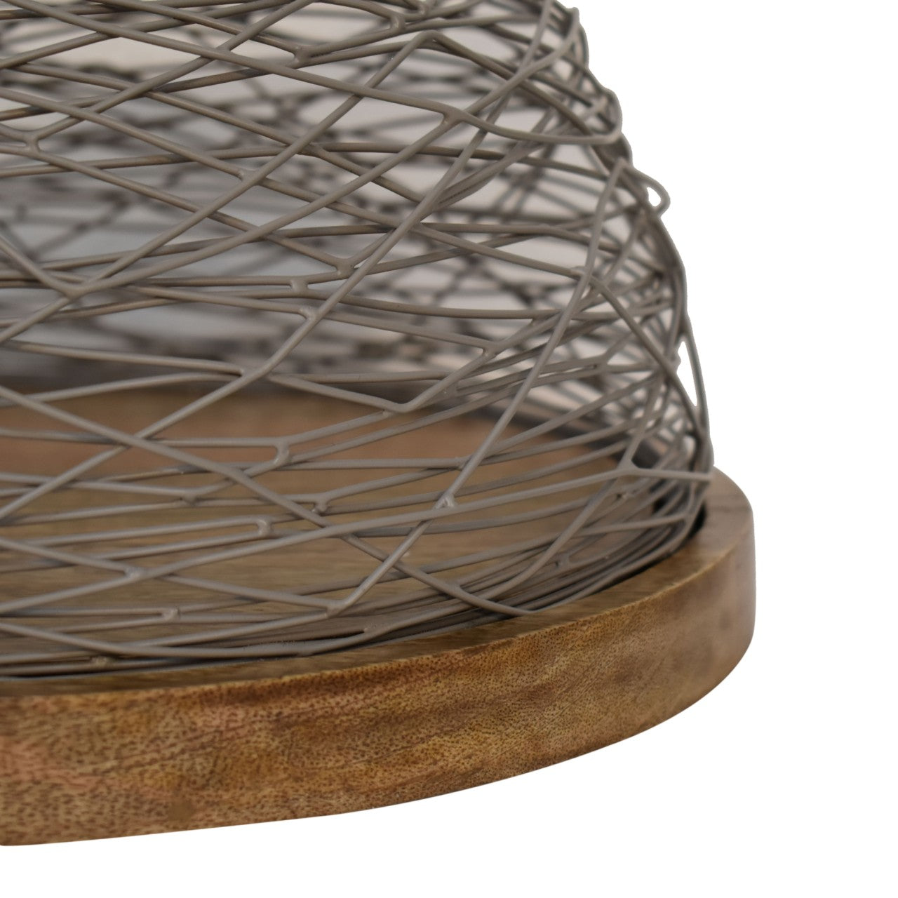 Blue Bird Nest Cake Wooden Stand Set