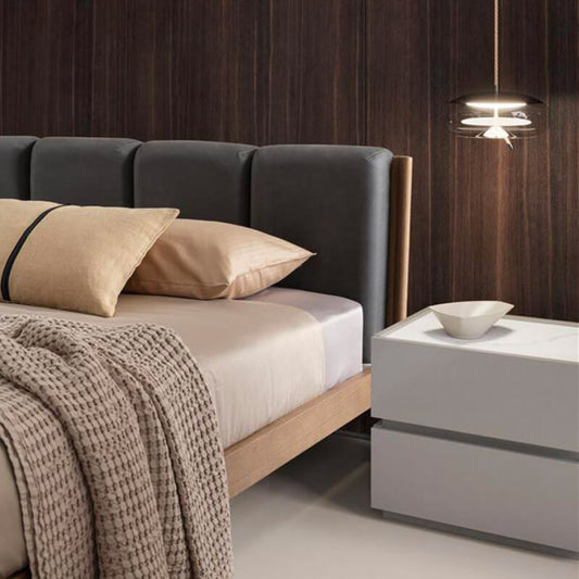 Super 2 drawer bedside cabinet with inserts by Dall'Agnese