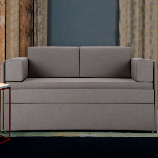 Era 2-Seater Leather Sofa Bed by Domingo Salotti