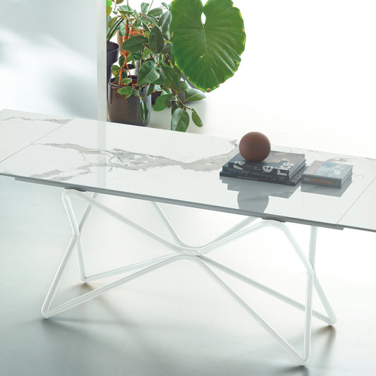 Galaxy Modern Rectangular Extendable Table