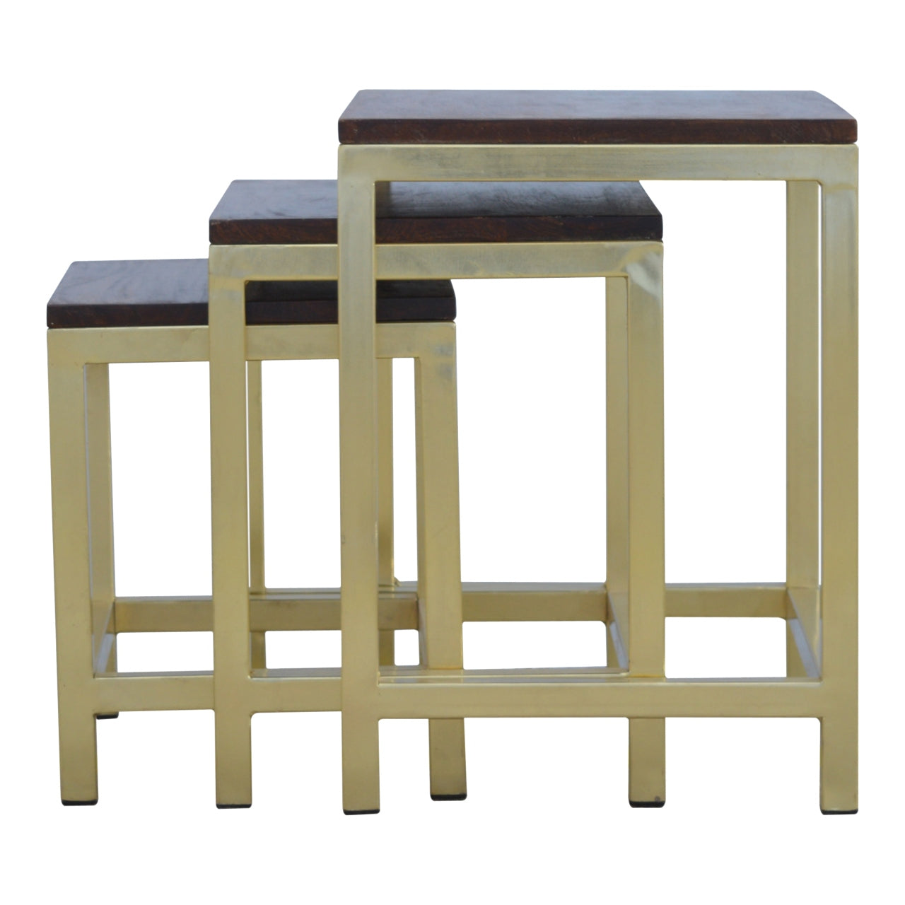 Wooden stool discount set of 3