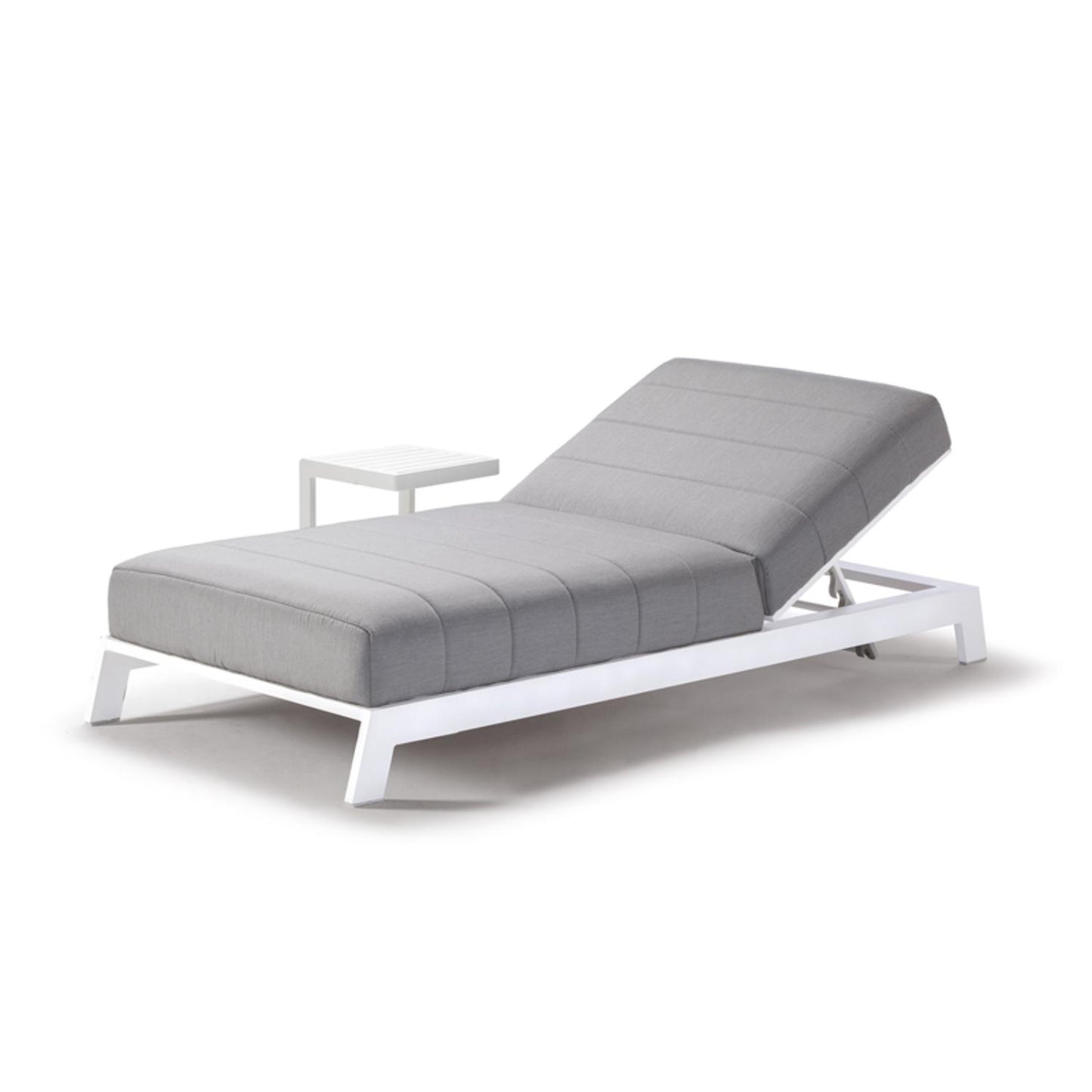 Grattoni Bite Outdoor Aluminium Sunbed with Sunbrella Fabric & Fast-Dry Foam
