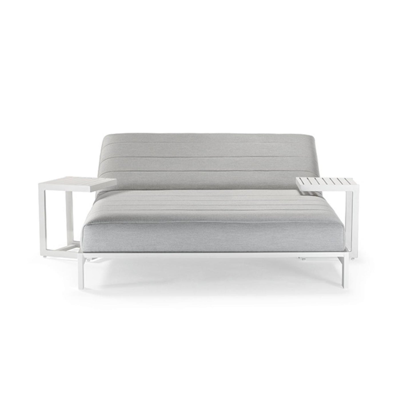 Grattoni Bite D Double Outdoor Sunbed - Aluminium Frame & Side Tables