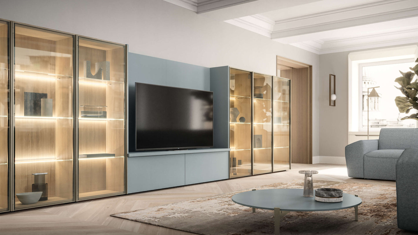 Living Room Composition HNG019 Wall & TV Unit