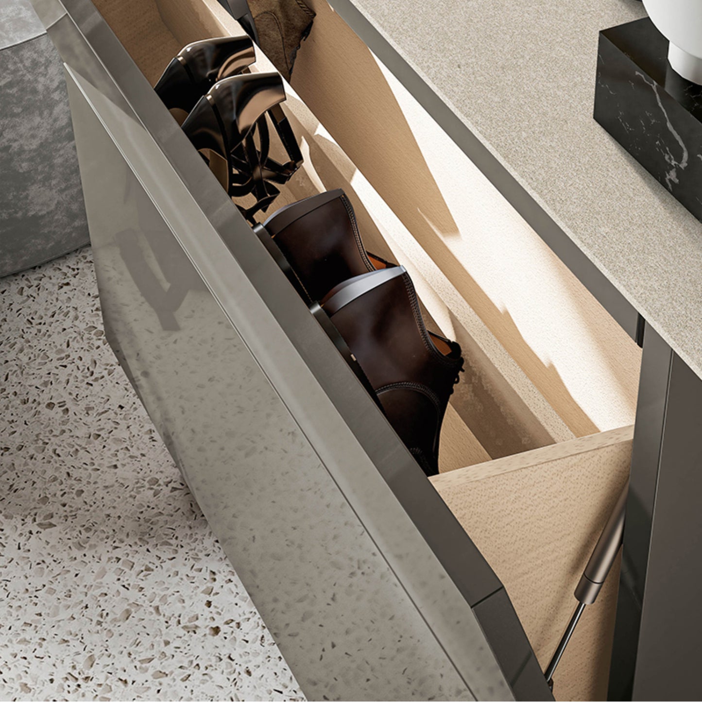 Hosoi Floor Standing Shoe Storage