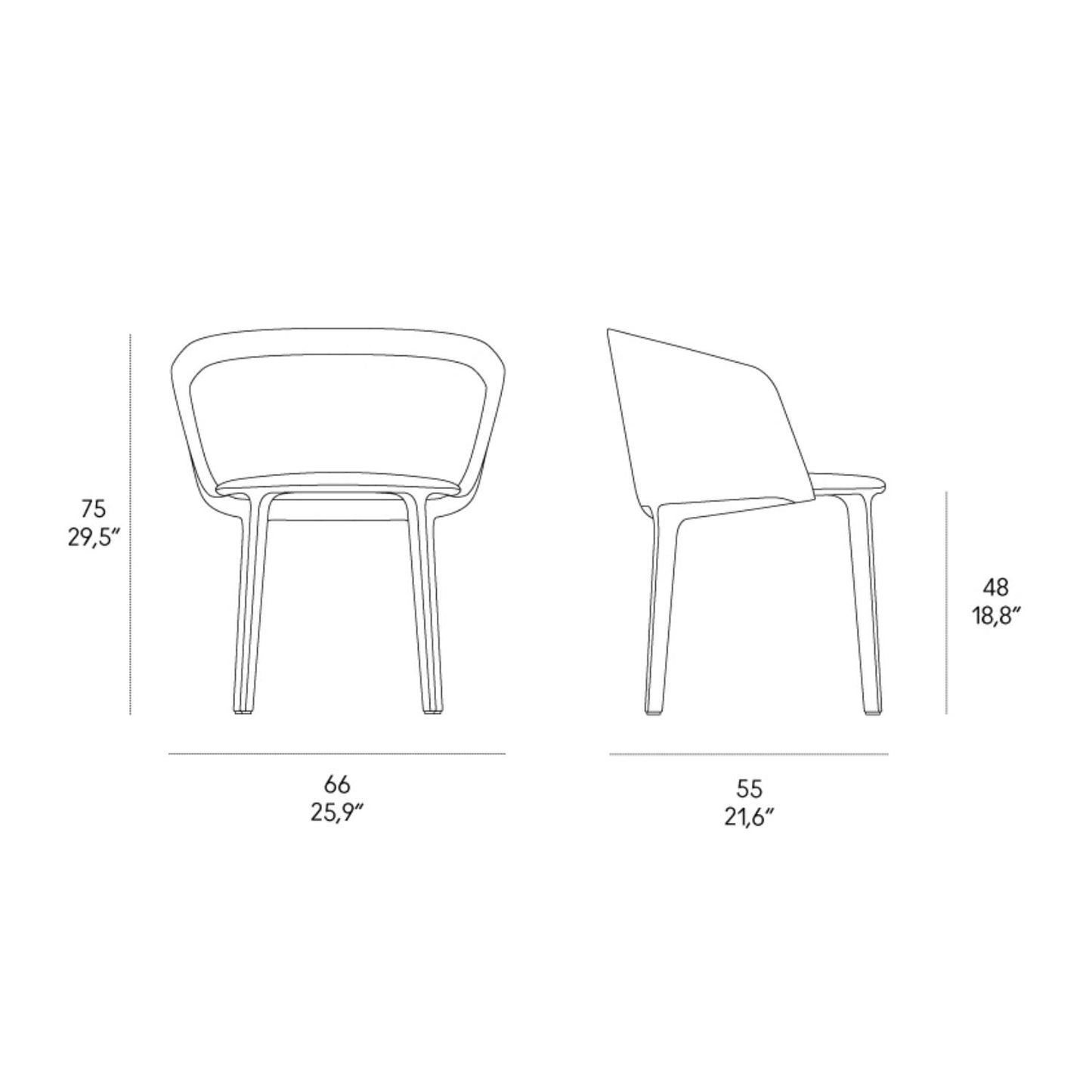 Lepel Smooth Armchair | Contemporary Comfort & Elegant Design