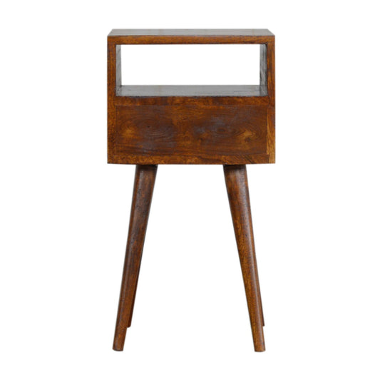 Mini Chestnut Solid Wood Bedside