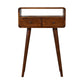 Mini Chestnut Solid Wood Console Table
