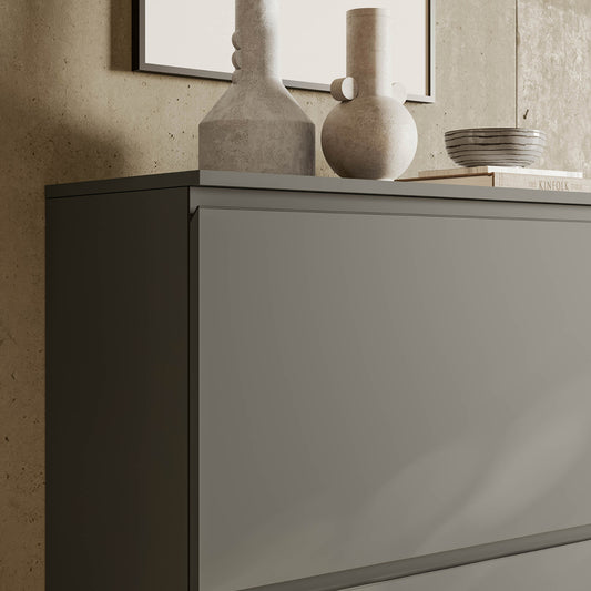 Minima 3-Drawer Shoe Cabinet – Sleek Italian Storage Solution