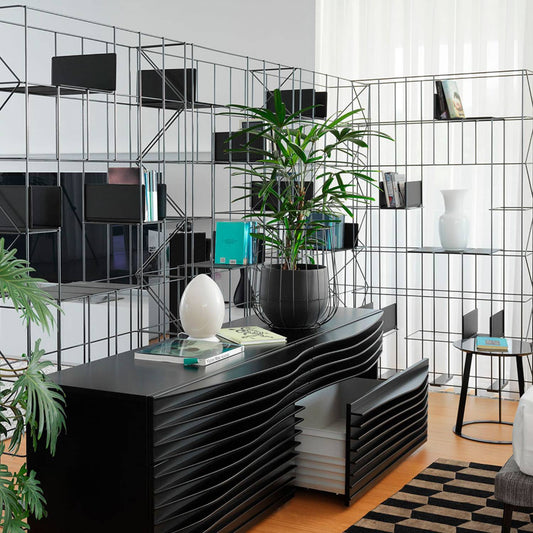 Network Library Bookcase – A Minimalist & Artistic Storage Solution