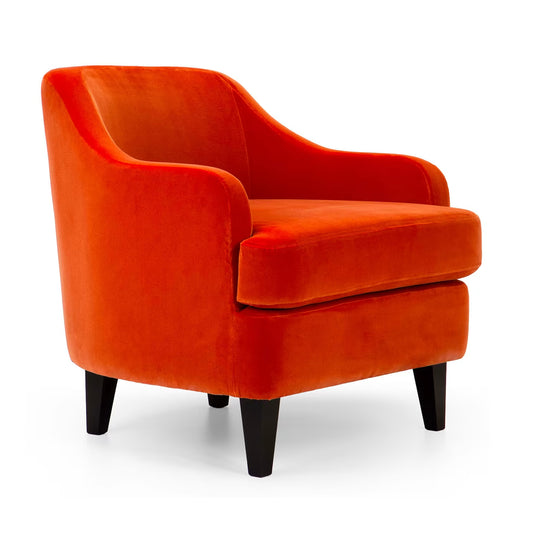 Nor Orange Armchair by Domingo Salotti