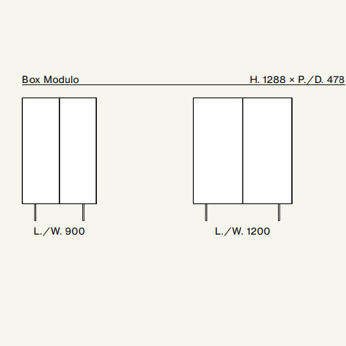 Modulo 05-23 Sideboard by Orme Design