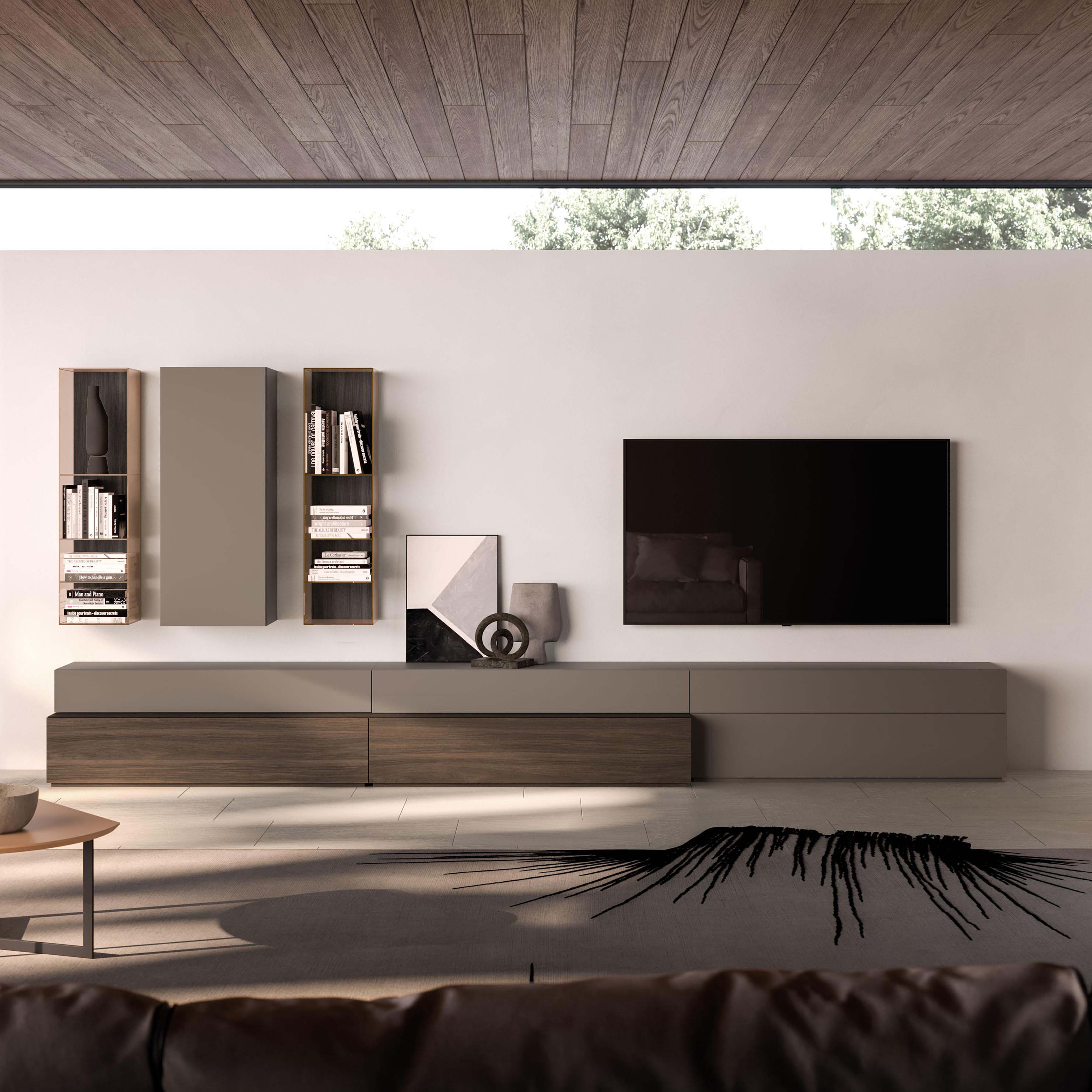 Day 08-23 Bookcase Wall Unit by Orme Design | Italian Modular Storage ...