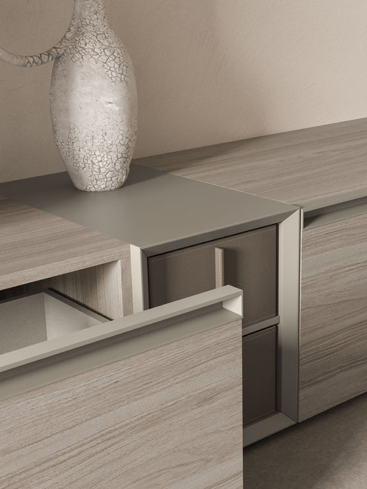 Large Wall Mounted Day 16-23 TV Media Unit by Orme