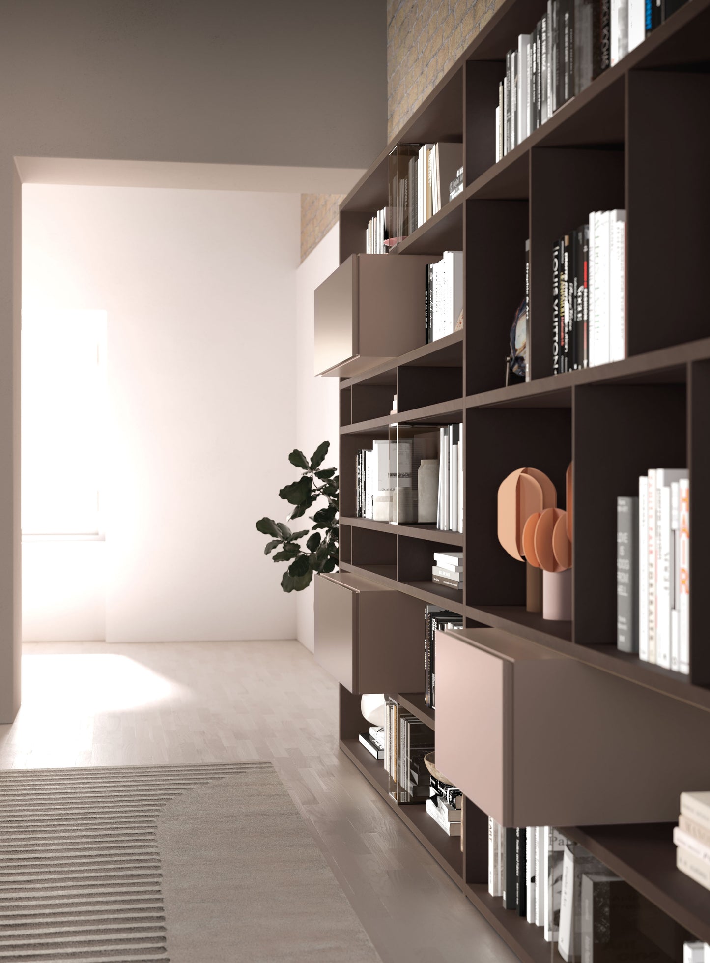 Day 32-23 Logico Bookcase Wall Unit by Orme Design