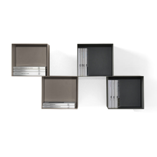 Twin Bookcase 0/76 Composition 02 by Pezzani