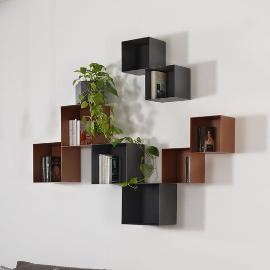 Twin Bookcase 0/76+0/77 Composition 06 by Pezzani
