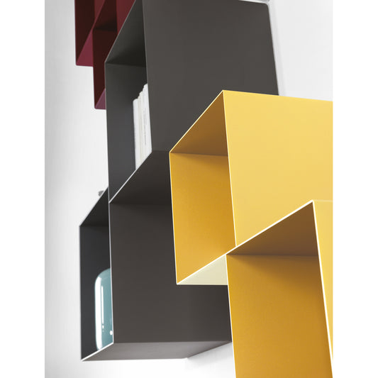 Twin Bookcase 0/76+0/77 Composition 04 by Pezzani