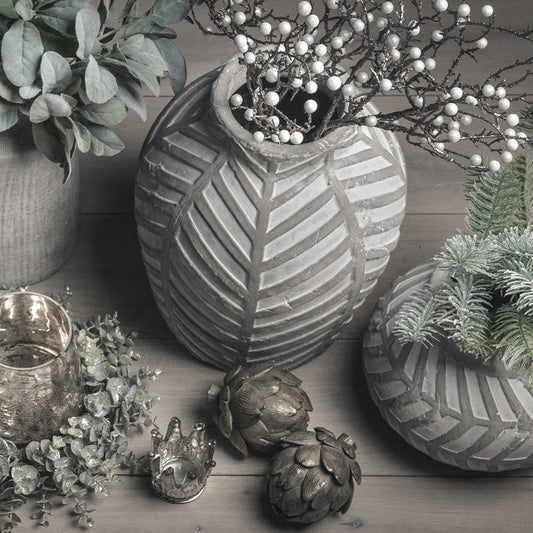 Bloomville stone vase