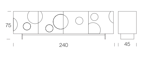 Matisse Sideboard by Tonin Casa