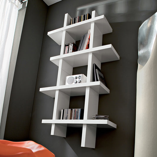 Alba Wall Mounted Bookcase by La Primavera