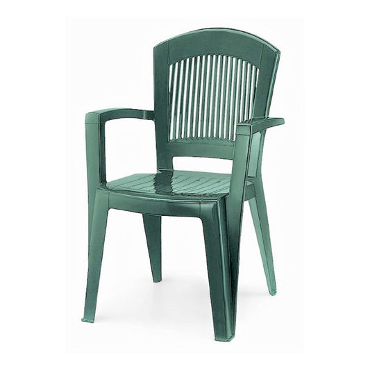 Set of 2 Super Elegant High Back Resin Armchairs