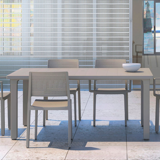 Ercole 170cm x 100cm Technopolymer Rectangular Dining Table by Scab Design