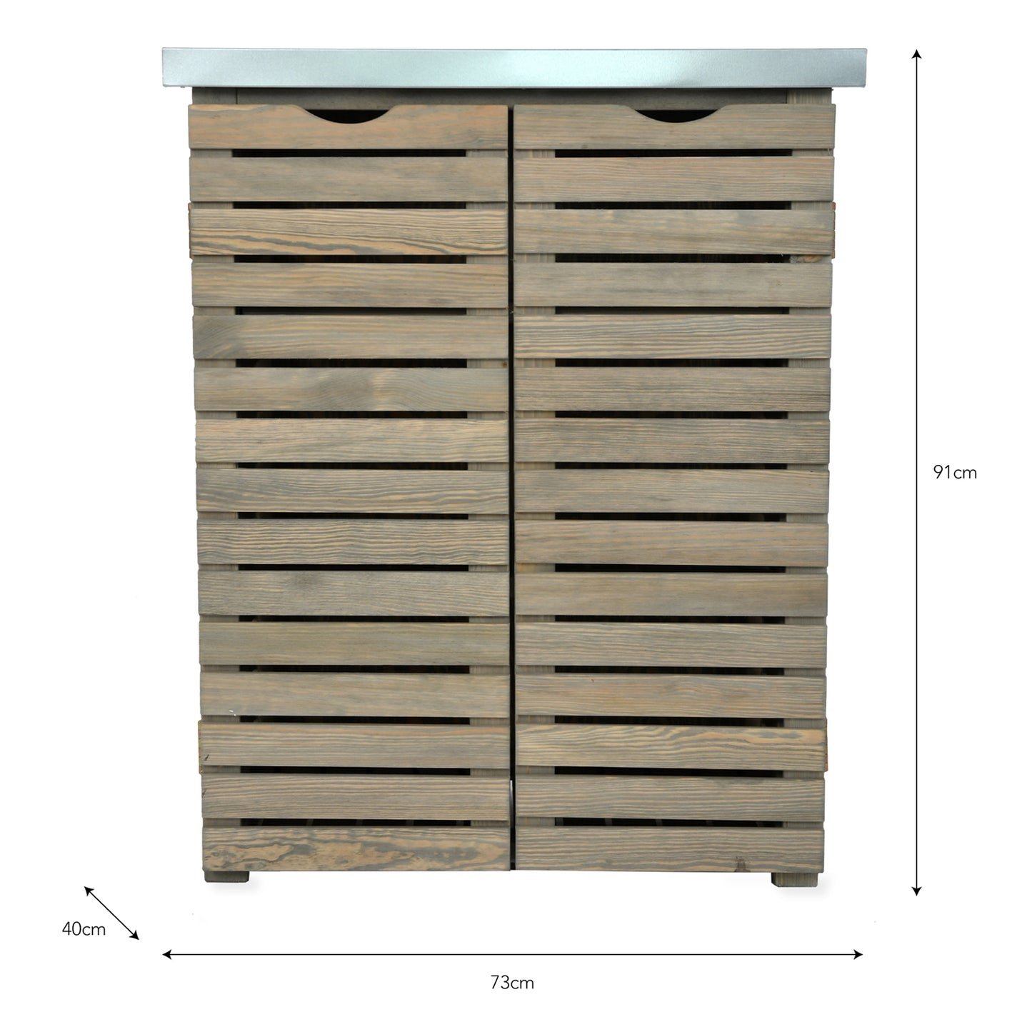 Aldsworth Slatted Storage Unit Spruce by Garden Trading