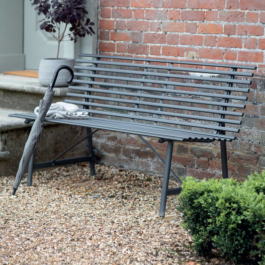 Richmond Outdoor Bench Carbon by Garden Trading