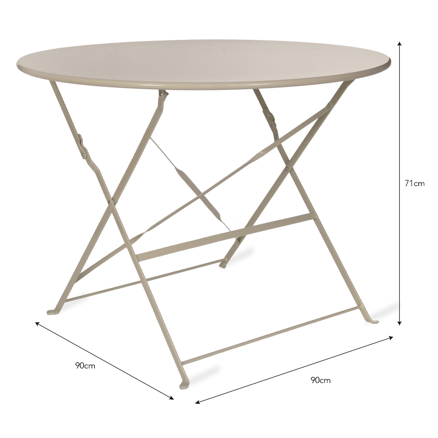 Rive Droite Bistro Outdoor Table Large Clay by Garden Trading