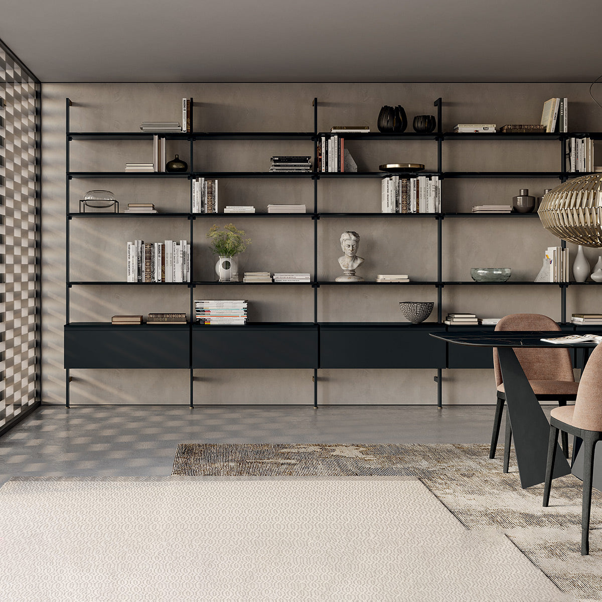 Bamboo Bookcase Dall'Agnese Living Room Furniture