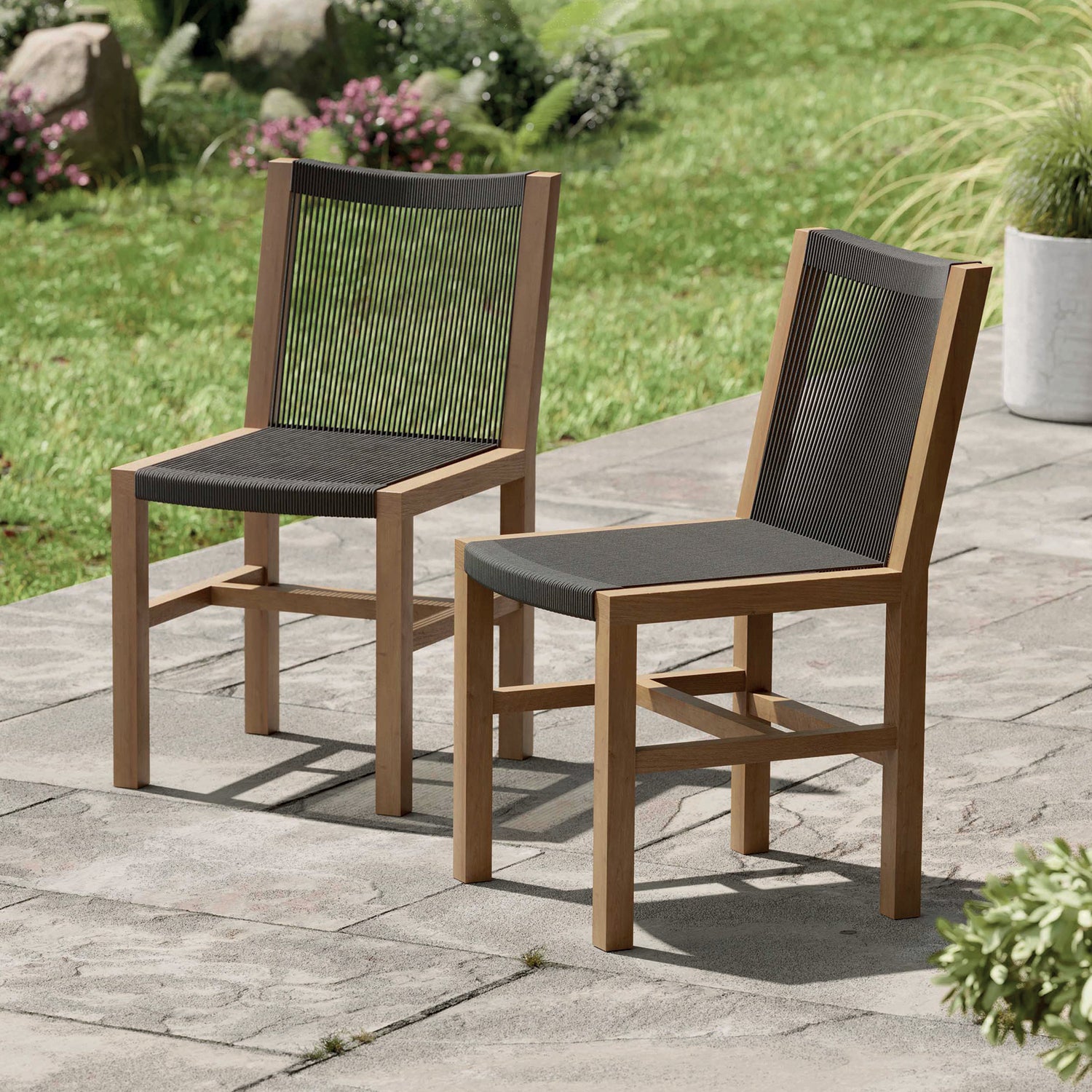 Rope discount patio chairs